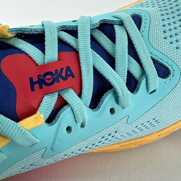 Hoka One One Arahi 7 Women's Running Shoes 8.5B Blue/Yellow/Red Lightweight - Picture 11 of 12